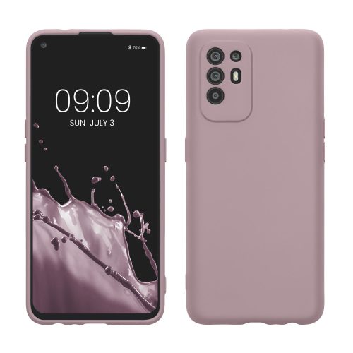 Husa OPPO A94 5G, Silicon, Roz, 58332.140