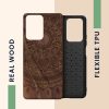 Husa Xiaomi 11T/11T Pro, Lemn, Maro, 56795.07