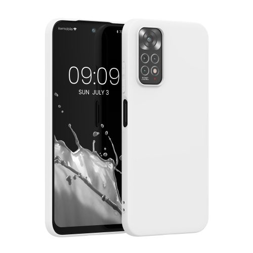 Husa Xiaomi Redmi Note 11/Redmi Note 11s, Silicon, Alb, 57368.48