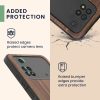 Husa Xiaomi Poco M4 Pro, Lemn, Maro/Negru, 59498.01