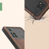 Husa Xiaomi Poco M4 Pro, Lemn, Maro/Negru, 59498.01