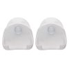 Set 2 Suporti pentru aparat de ras Kwmobile, Alb, Plastic, 48032.19