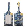 Set 2 Etichete pentru bagaje Kwmobile, Multicolor, Piele ecologica, 53127.12