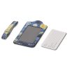 Set 2 Etichete pentru bagaje Kwmobile, Multicolor, Piele ecologica, 53127.12