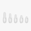 Set 5 Eartip kwmobile pentru Sony Linkbuds WF-L900, Silicon, Alb, 58866.02