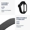 Set 2 Curele pentru Oppo Band Sport, Kwmobile, Negru/Gri, Nylon, 59521.02