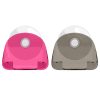 Set 2 Suporti pentru aparat de ras Kwmobile, Negru/Roz, Plastic, 48032.14