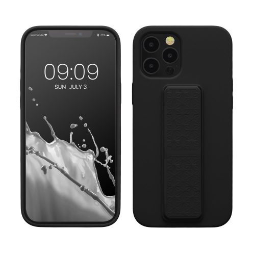Husa Apple iPhone 12 Pro Max, Silicon, Negru, 58284.01