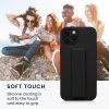 Husa Apple iPhone 12 Pro Max, Silicon, Negru, 58284.01
