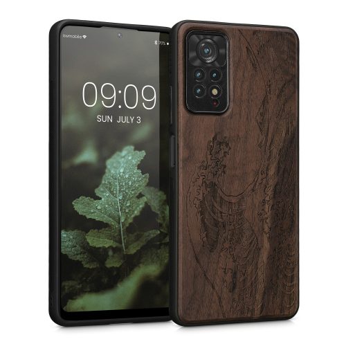 Husa Xiaomi Redmi Note 11 Pro/Redmi Note 11 Pro 5G/Redmi Note 12 Pro , Lemn, Maro, 57381.09