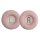 Set 2 Perne de urechi pentru casti JBL Tune 600/Tune 500BT/Tune 510BT, Kwmobile, Roz, Piele ecologica, 52226.10