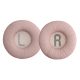Set 2 Perne de urechi pentru casti JBL Tune 600/Tune 500BT/Tune 510BT, Kwmobile, Roz, Piele ecologica, 52226.10