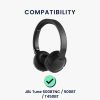 Set 2 Perne de urechi pentru casti JBL Tune 600/Tune 500BT/Tune 510BT, Kwmobile, Roz, Piele ecologica, 52226.10
