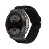 Curea kwmobile pentru Huami T-Rex 2, Nylon, Negru, 59598.01
