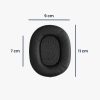 Set 2 Perne de urechi pentru casti Sony WH-L600, Kwmobile, Negru, Piele ecologica, 59589.01