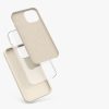 Husa Apple iPhone 13 Mini, Silicon, Crem, 55877.16