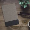 Book Cover kwmobile pentru Huawei MatePad Pro 12.6" , Textil, Gri/Negru, 55706.22