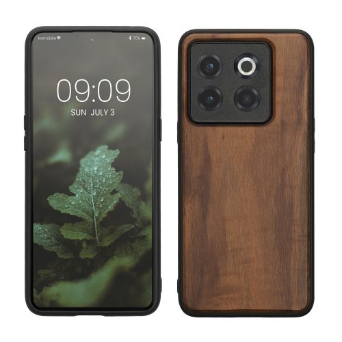 Husa OnePlus 10T , Lemn, Maro/Negru, 59641.18