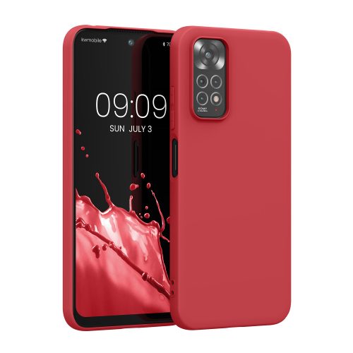 Husa Xiaomi Redmi Note 11/Redmi Note 11S, Silicon, Rosu, 57368.09