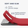 Husa Xiaomi Redmi Note 11/Redmi Note 11S, Silicon, Rosu, 57368.09