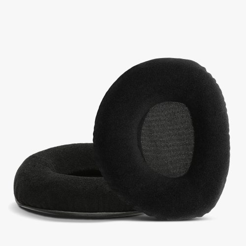 Set 2 Perne de urechi pentru casti Sennheiser RS160/RS170/RS180, Kwmobile, Negru, Textil, 59704.01