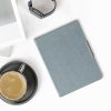 Husa kwmobile pentru Kobo Aura H2O Edition 1, Albastru, Textil, 59716.23