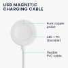 Cablu de alimentare kwmobile pentru Fossil Gen 6/Gen 5/Gen 4, Plastic, Alb, 58644.02
