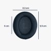 Set 2 Earpads kwmobile pentru Anker Soundcore Life Q35/Soundcore Life Q30, Piele ecologica, Albastru, 57542.17