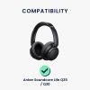 Set 2 Earpads kwmobile pentru Anker Soundcore Life Q35/Soundcore Life Q30, Piele ecologica, Roz, 57542.10