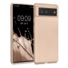 Husa Google Pixel 6, Silicon, Crem, 55783.66