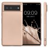 Husa Google Pixel 6, Silicon, Crem, 55783.66