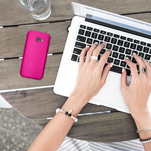 Husa Samsung Galaxy A5 (2017), Silicon, Roz, 57526.65