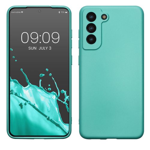 Husa Samsung Galaxy S21 FE, Verde, Silicon, 55485.231