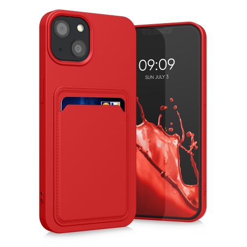 Husa Apple iPhone 13, Silicon, Rosu, 55955.09