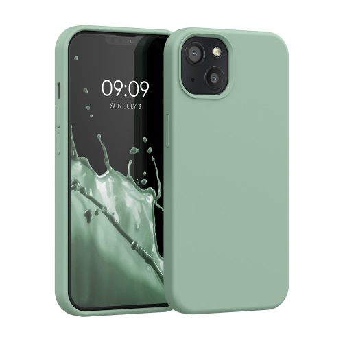 Husa Apple iPhone 13, Silicon, Verde, 55878.243