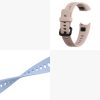 Set 2 curele kwmobile pentru Huawei Band 4, Silicon, Roz/Albastru, 59802.03