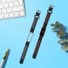 Set 2 curele kwmobile pentru Xiaomi Mi Smart Band 6/Mi Band 6/Band 5, Silicon, Gri/Rosu, 59792.01