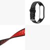 Set 2 curele kwmobile pentru Xiaomi Mi Smart Band 6/Mi Band 6/Band 5, Silicon, Gri/Rosu, 59792.01