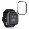 Set 2 Huse Kwmobile pentru Huami Bip 3/Bip 3 Pro, Plastic, Transparent/Negru, 59811.02