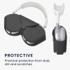 Husa kwmobile pentru Apple Airpods Max, Silicon, Negru, 59791.01