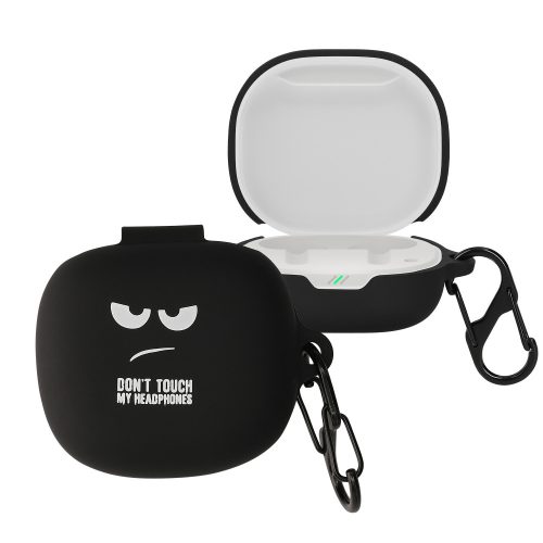 Husa kwmobile pentru JBL Wave 300 TWS, Silicon, Negru, 59786.01