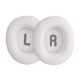 Set 2 Earpads kwmobile pentru JBL Tune 700BT /Tune 750BT/Tune 750BTNC, Piele ecologica, Alb, 59040.02