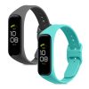 Set 2 curele kwmobile pentru Samsung Galaxy Fit 2, Silicon, Gri/Verde, 53962.13