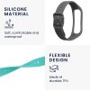 Set 2 curele kwmobile pentru Samsung Galaxy Fit 2, Silicon, Gri/Verde, 53962.13