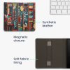 Husa kwmobile pentru Amazon Kindle Oasis 10, Piele ecologica, Multicolor, 57849.04