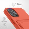 Husa Apple iPhone 12/iPhone 12 Pro, Silicon, Rosu, 55112.76