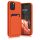 Husa Apple iPhone 12/iPhone 12 Pro, Silicon, Portocaliu, 55112.29