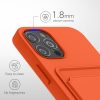 Husa Apple iPhone 12/iPhone 12 Pro, Silicon, Portocaliu, 55112.29