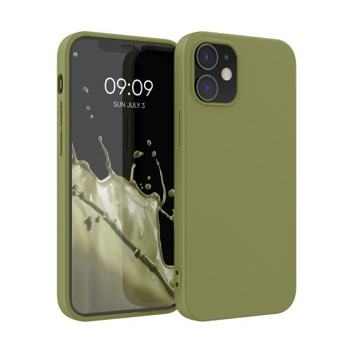 Husa Apple iPhone 12/iPhone 12 Pro, Silicon, Verde, 53938.243
