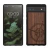 Husa Google Pixel 6a, Lemn, Maro/Negru, 59884.02